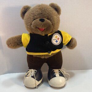 Pittsburgh Steelers NFL Plush Teddy‎ Bear Football Stuffed Animal 2003 Vintage